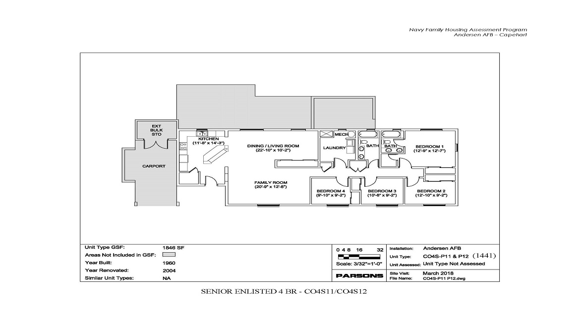 Senior Enlisted 4 Bedroom